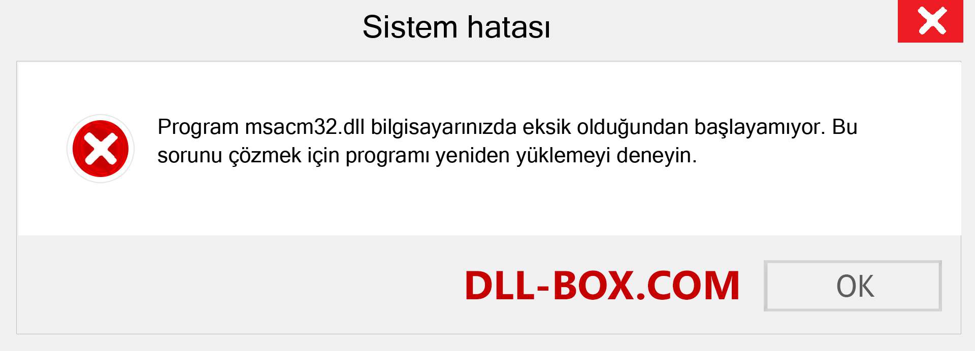 msacm32.dll dosyası eksik mi? Windows 7, 8, 10 için İndirin - Windows'ta msacm32 dll Eksik Hatasını Düzeltin, fotoğraflar, resimler